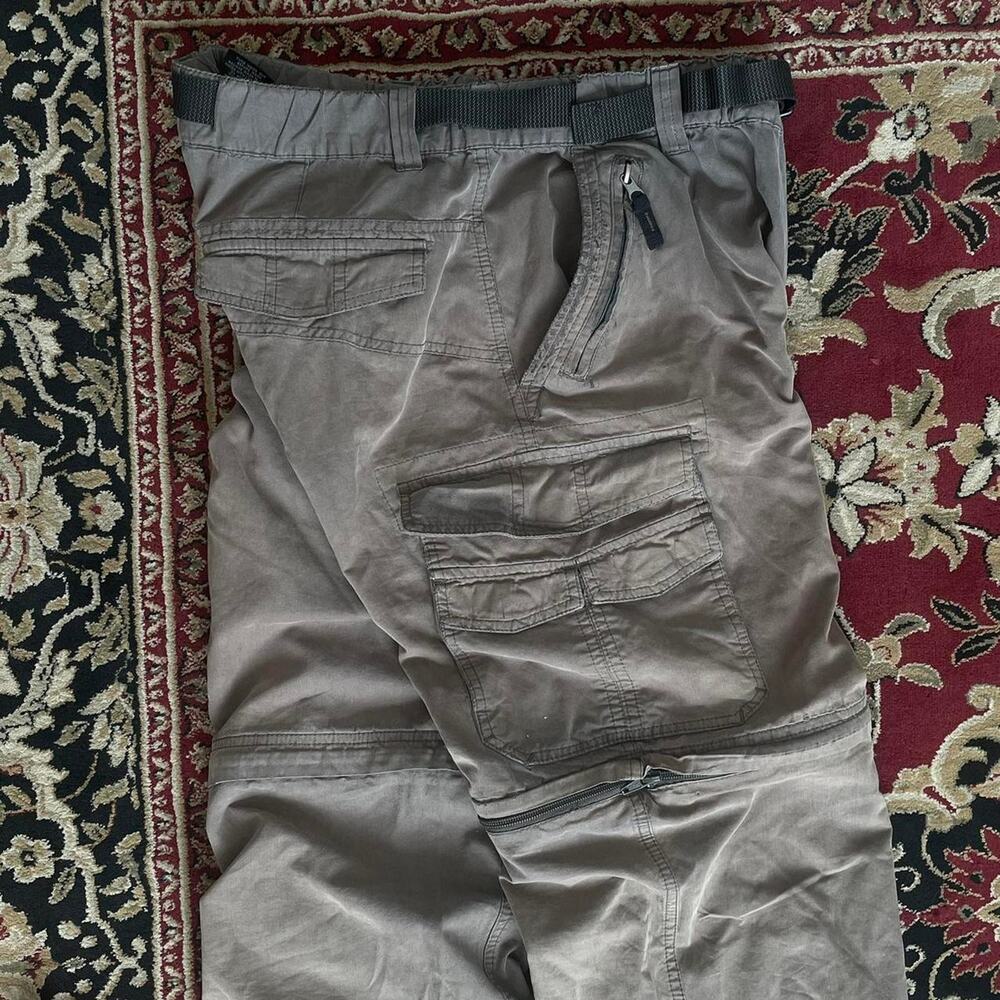 Y2K Distressed Zip Off Cargo Pants